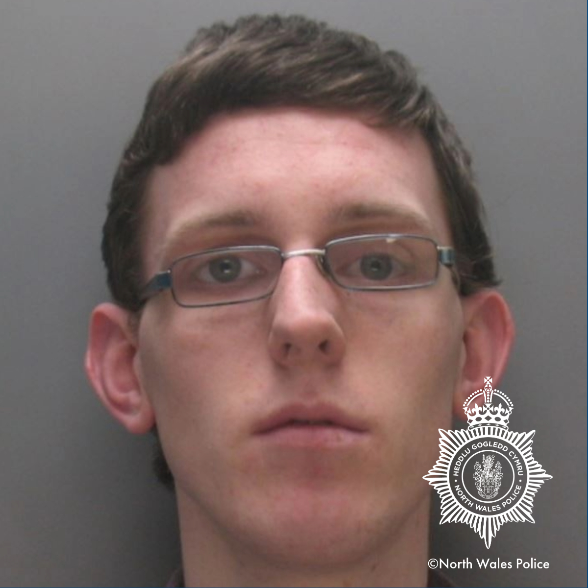 A custody image of Kyle Martin John Parry.