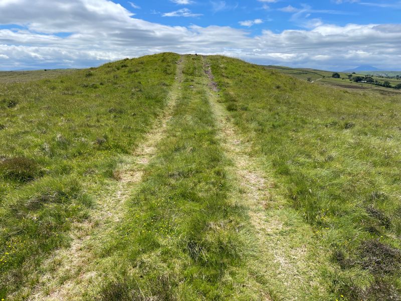Prehistoric site on Mynydd Hirathog