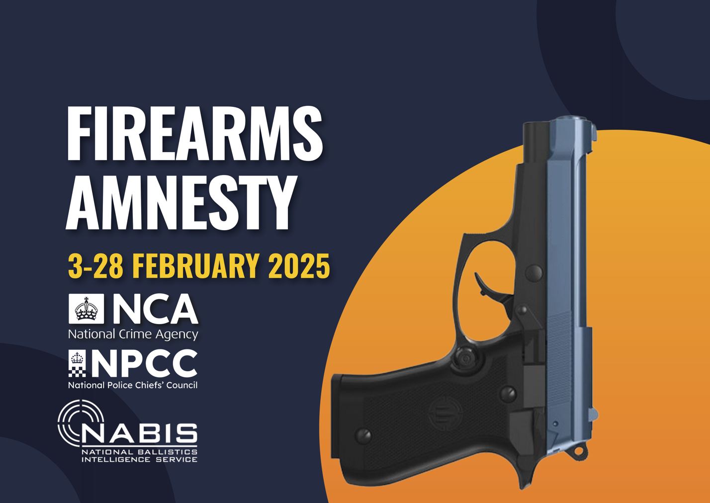 Photograph of the NPCC Amnesty poster
